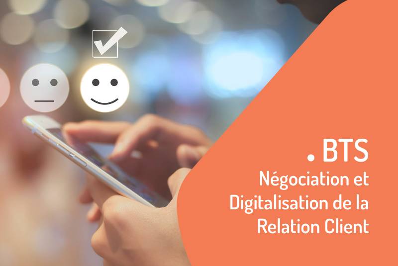 BTS NDRC - Négociation et Digitalisation de la relation client - BAC + 2